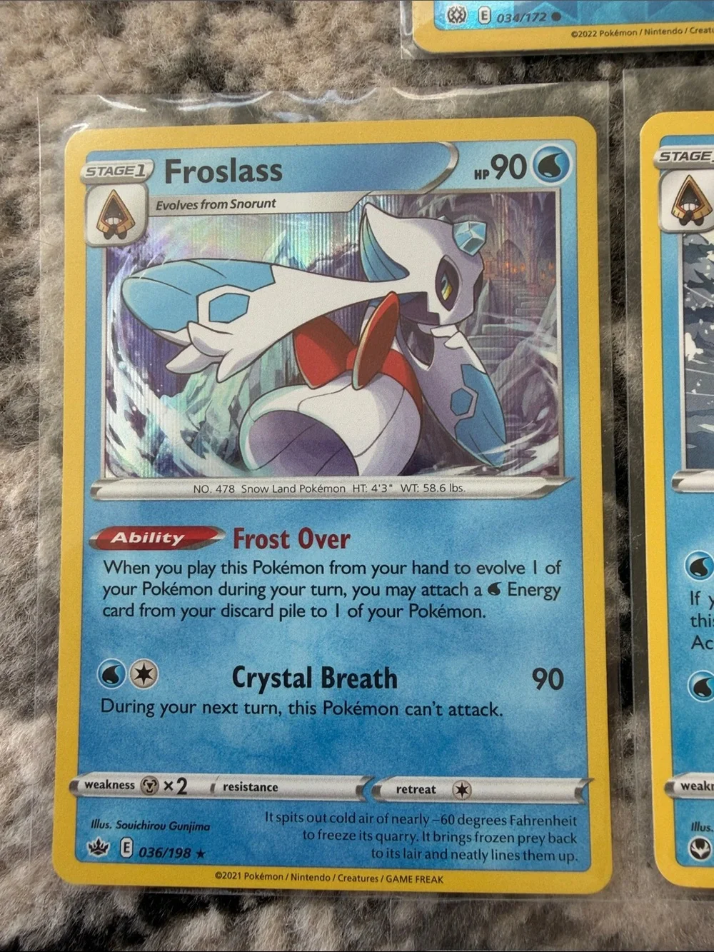 Snorunt Froslass Glalie Evolution Lot 10 Cards | Reverse Holo | ✨5/$25✨